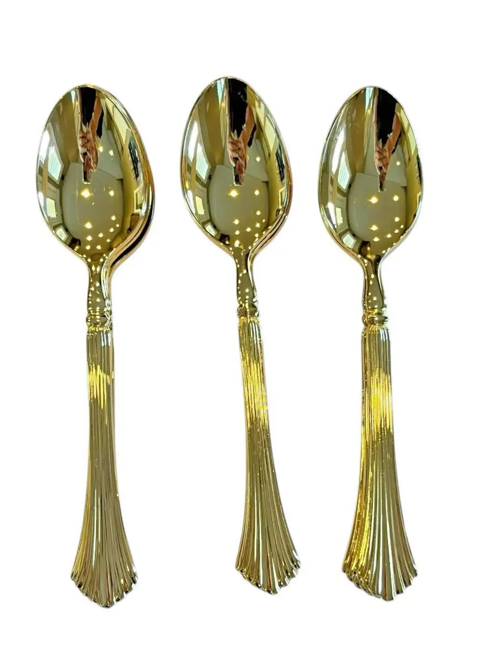 Stanley Roberts Pavilion Gold Electroplate Service for 8 Flatware set 54 pcs